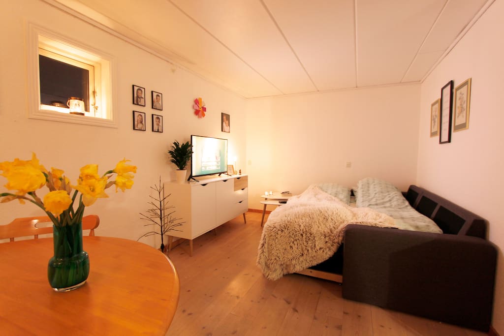 livingroom at night