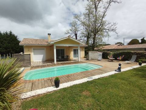 house between beaches and vineyards