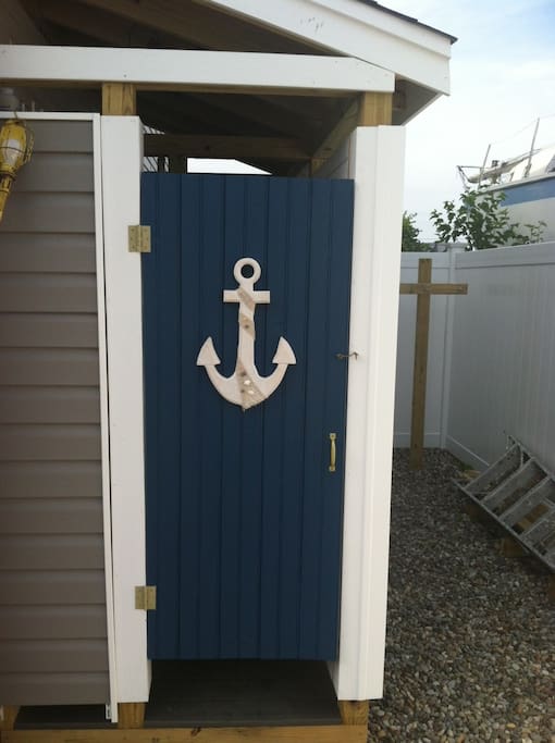 Outside shower