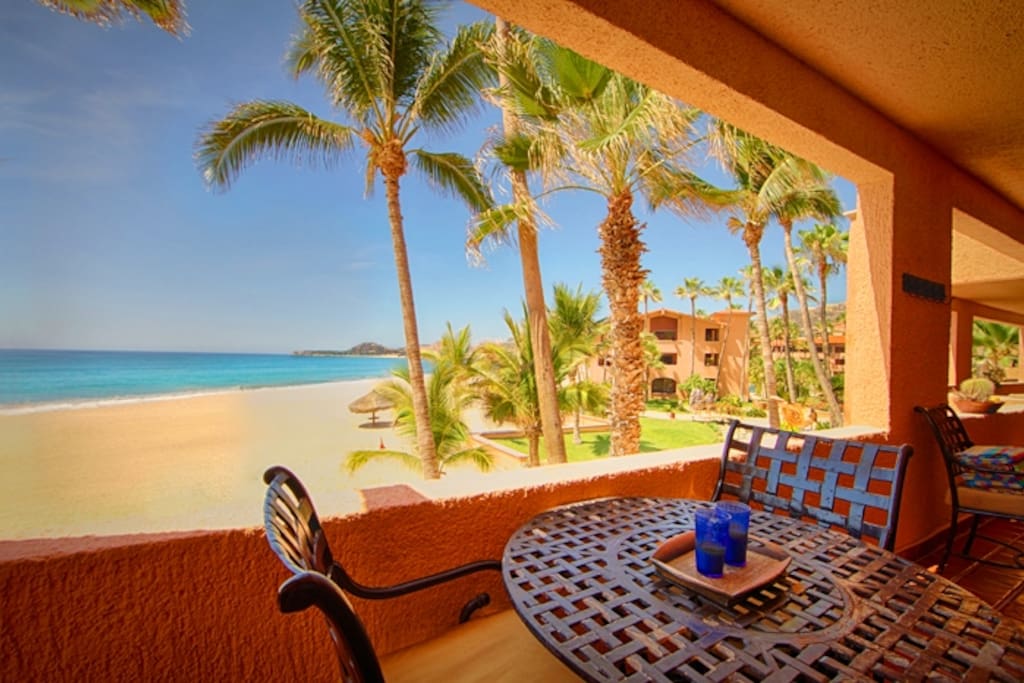 view from patio