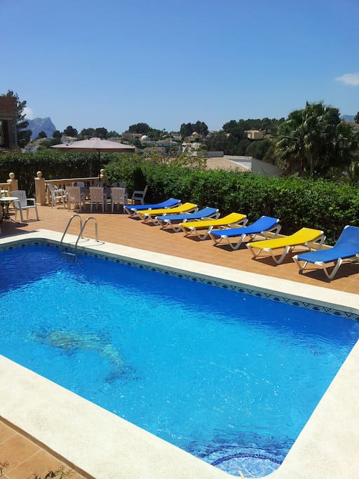 lounge by the pool