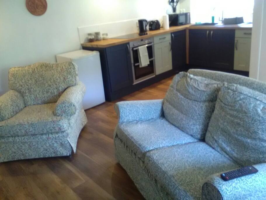 Open plan living room