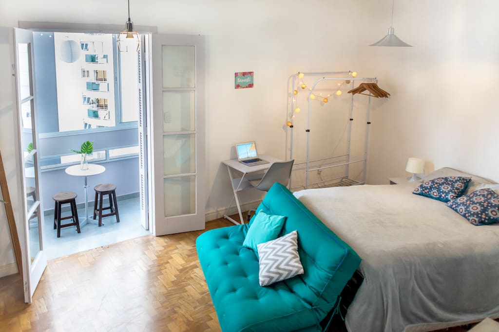 Sala/Quarto - Living/Bedroom: