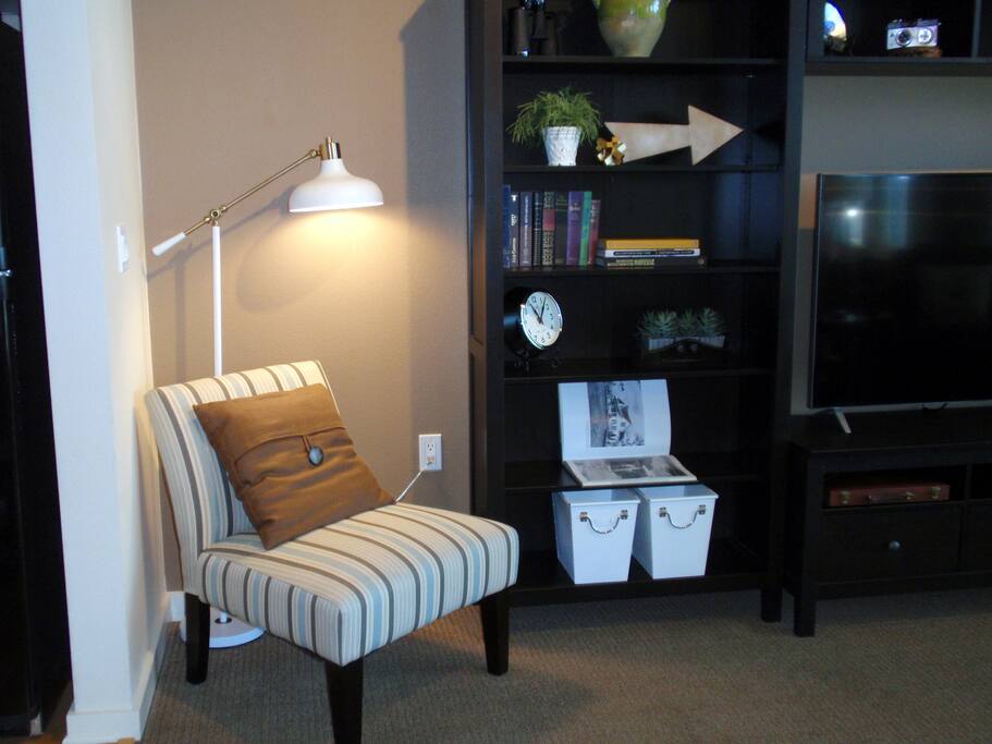 Lighted reading areas