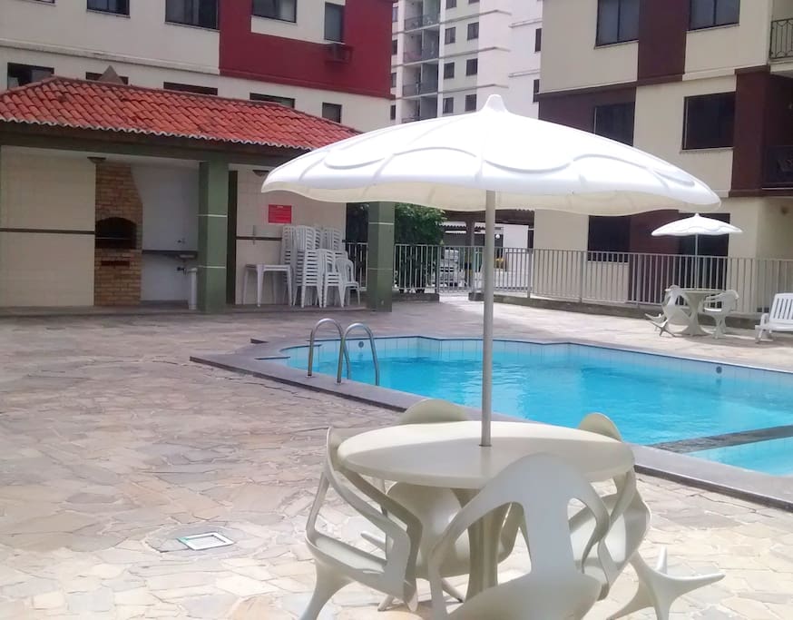 Área de lazer com churrasqueira