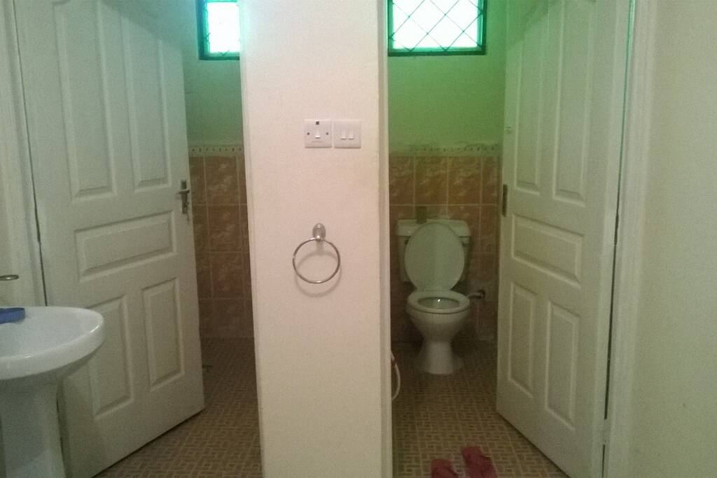 The first washrooms