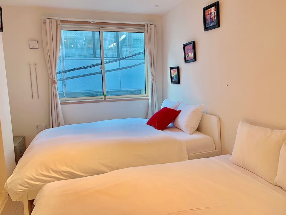Bed set up for 2-3 persons
Sofa turn to bed