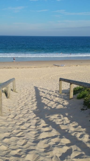 Sandy path to local beach