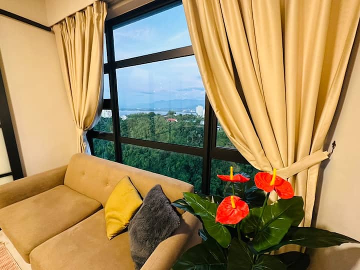 Entire Cozy Flat For 4 Person In Kota Kinabalu Cbd - Sabah