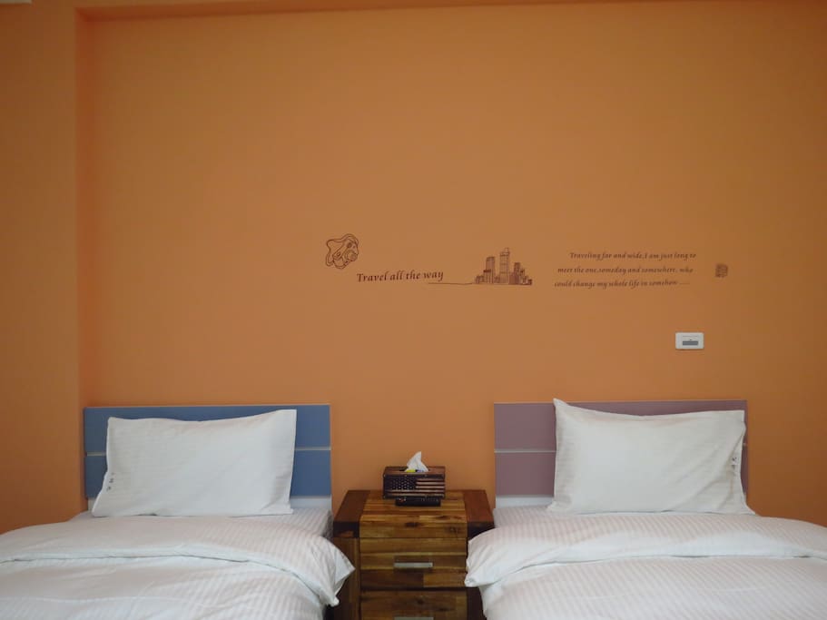 悠悠兩人房
2 single bed room