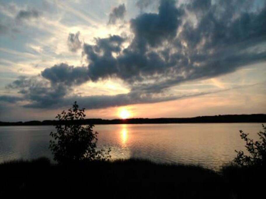 Blick auf den See.