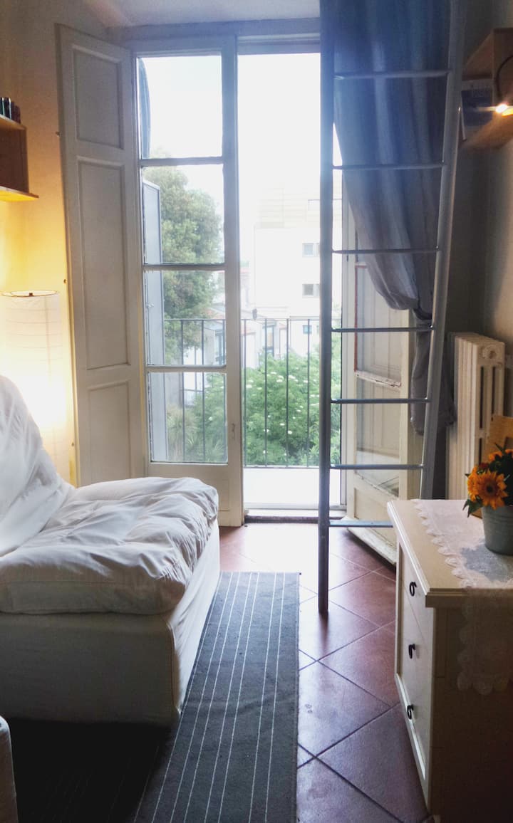 ห้องประตูบนสวนสีเขียว 