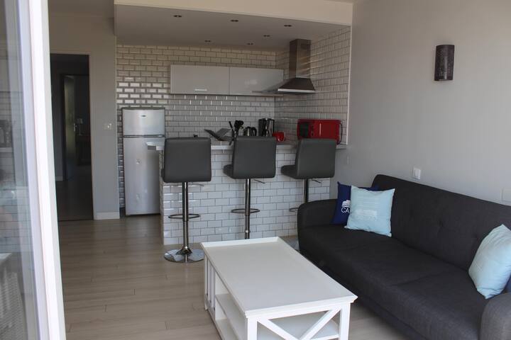 Bel appartement avec très jolie vue de mer