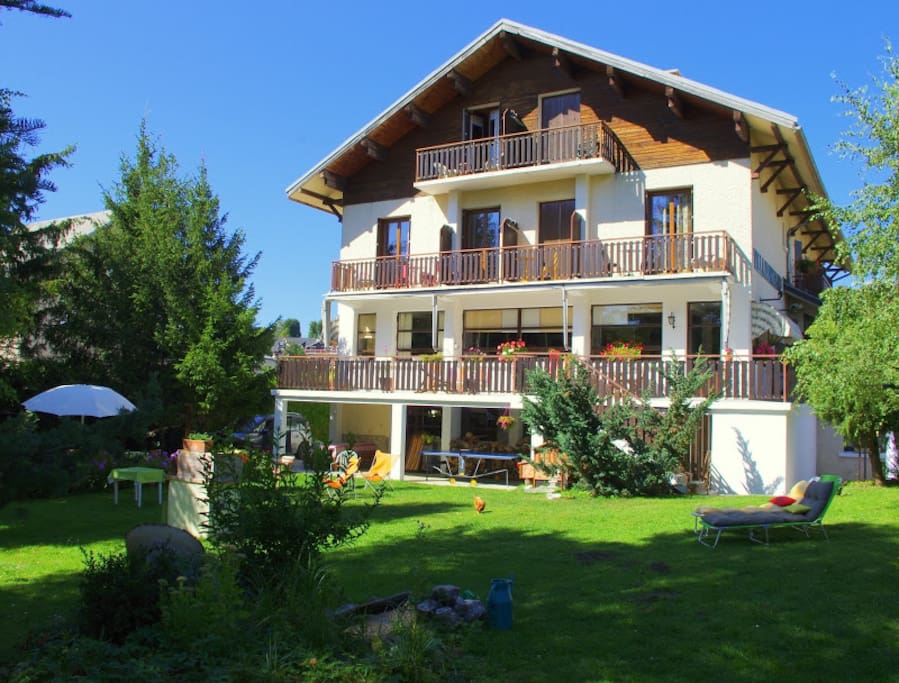 la villa côté jardin