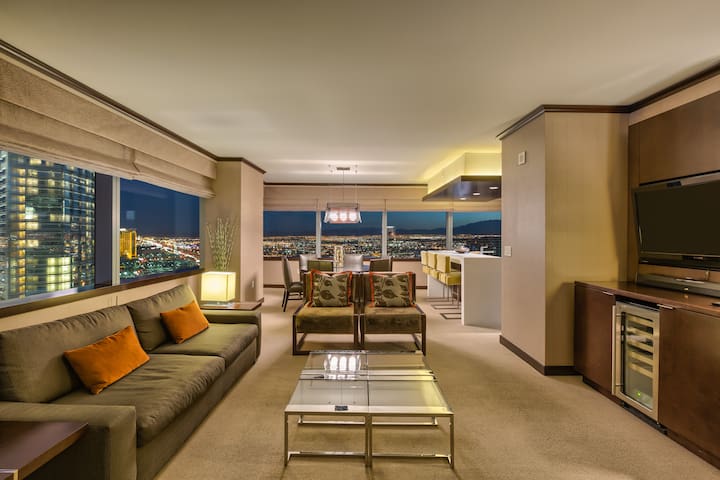 Biggest Vdara Penthouse! 2+BR Stunner Strip Views!