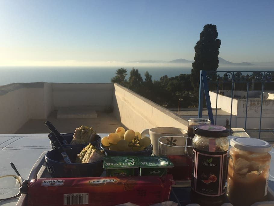 Breakfast on the terrace