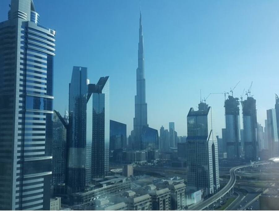 The view from the living area