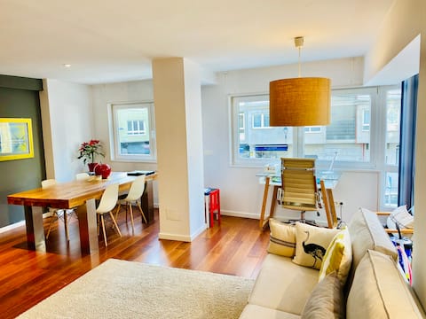 Apartment Morriña-Coruña-Galicia, 50m to the beach