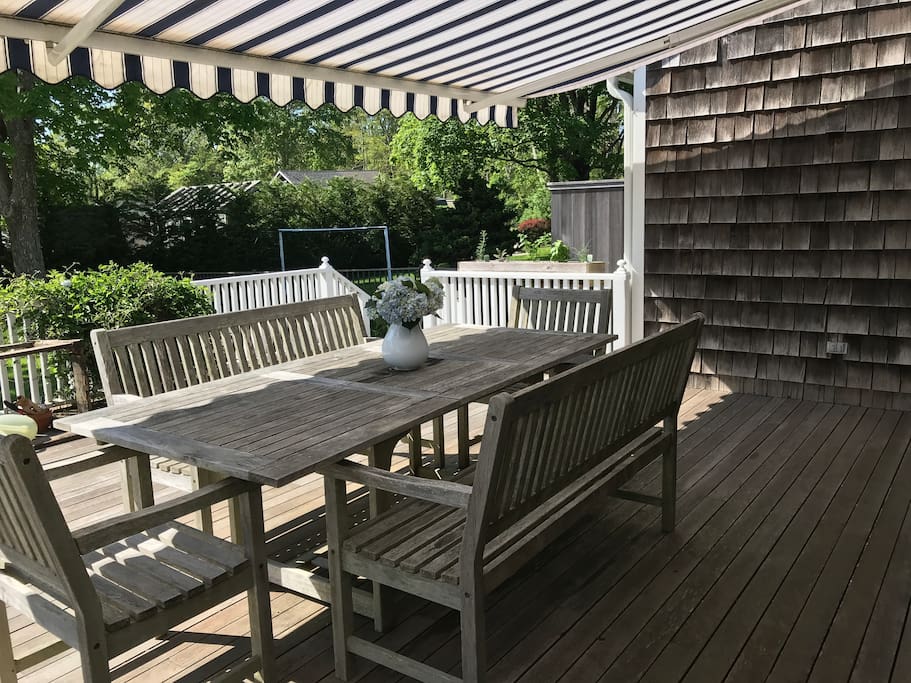 Alfresco Dining on Side Porch