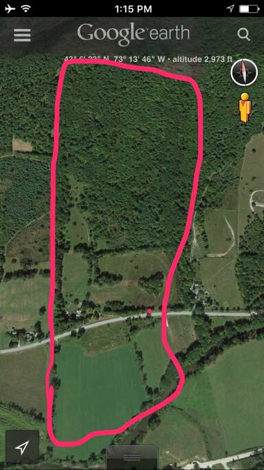 84 Acres, Meadows, Woods, along the Battenkill River. 1/2 mile from Norman Rockwell House