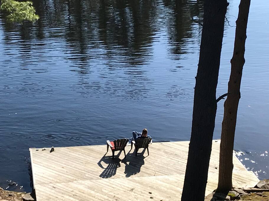 One of the 2 docks