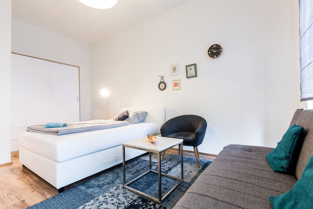 Wohn- & Schlafzimmer 2