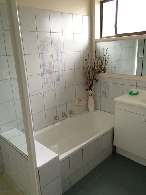routinely cleaned bathroom