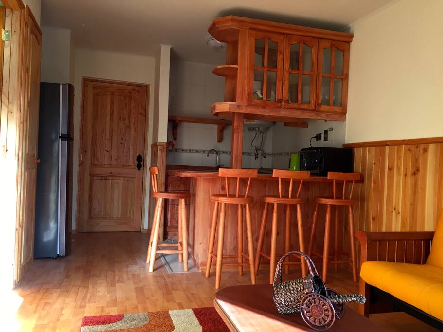 Cocina Americana con 4 sillas