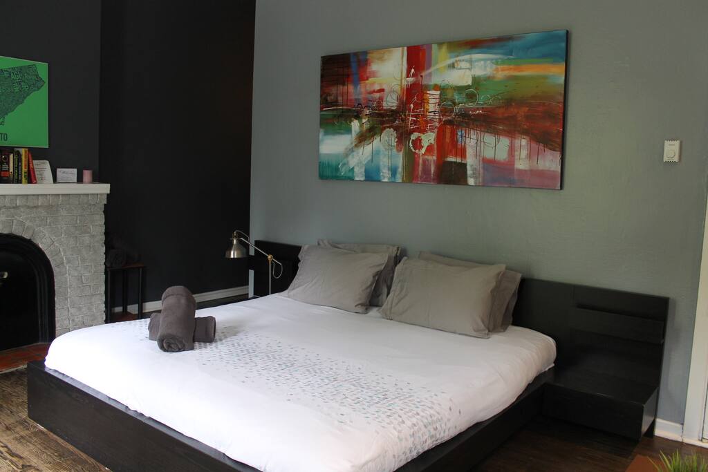King size bed is waiting for you