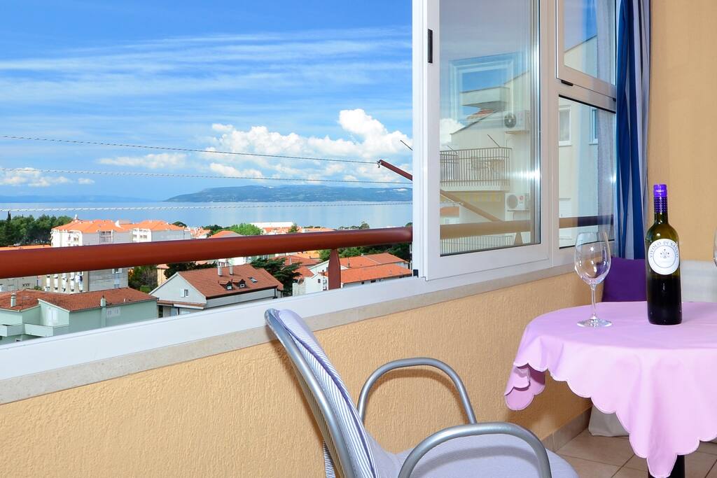 Loggia sea view