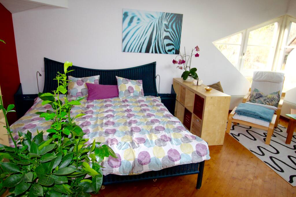 Grosses 2x2m Doppelbett ideal für 2 Personen