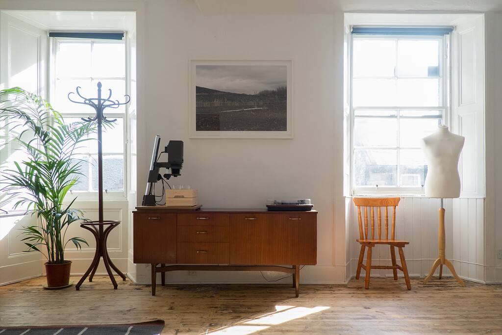 East facing windows