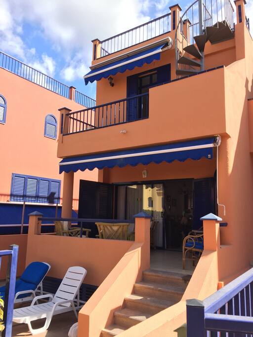 The corner bungalow in Bahía Meloneras II
