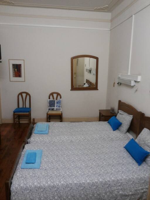 Two single beds