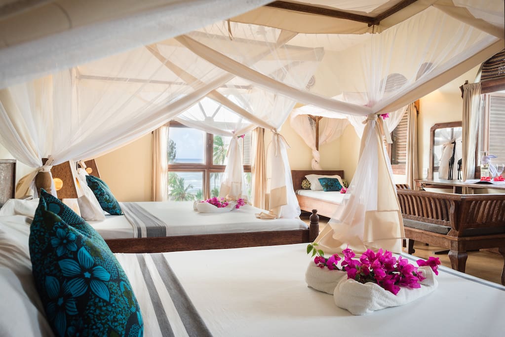 Family room with sea view