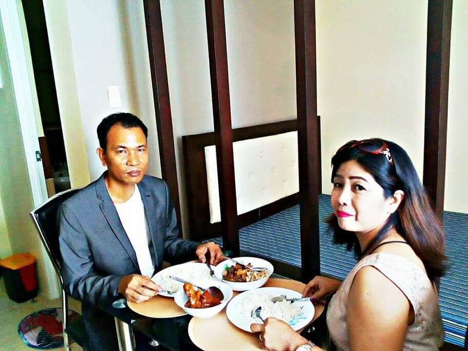 A romantic dinner for two