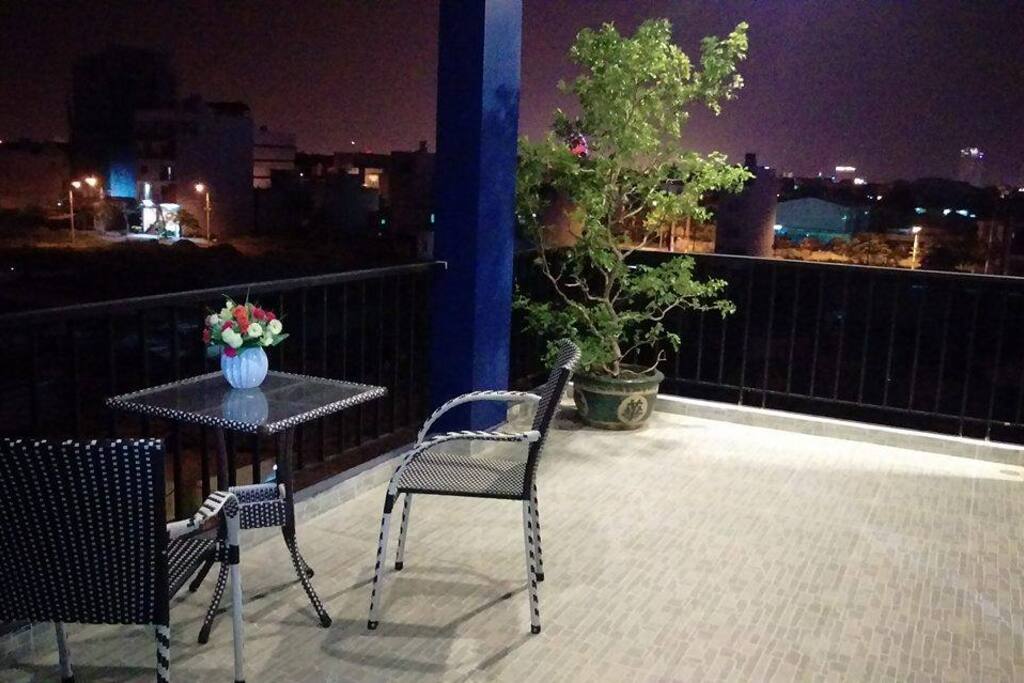 big balcony