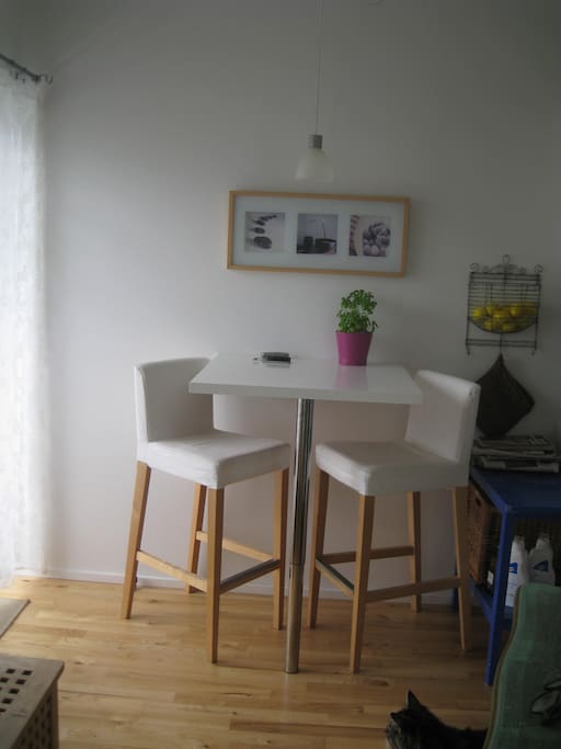 Place to have a coffee and breakfast
Kitchen area