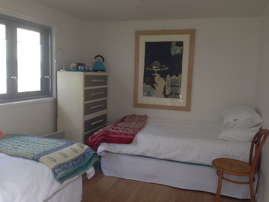 two single beds