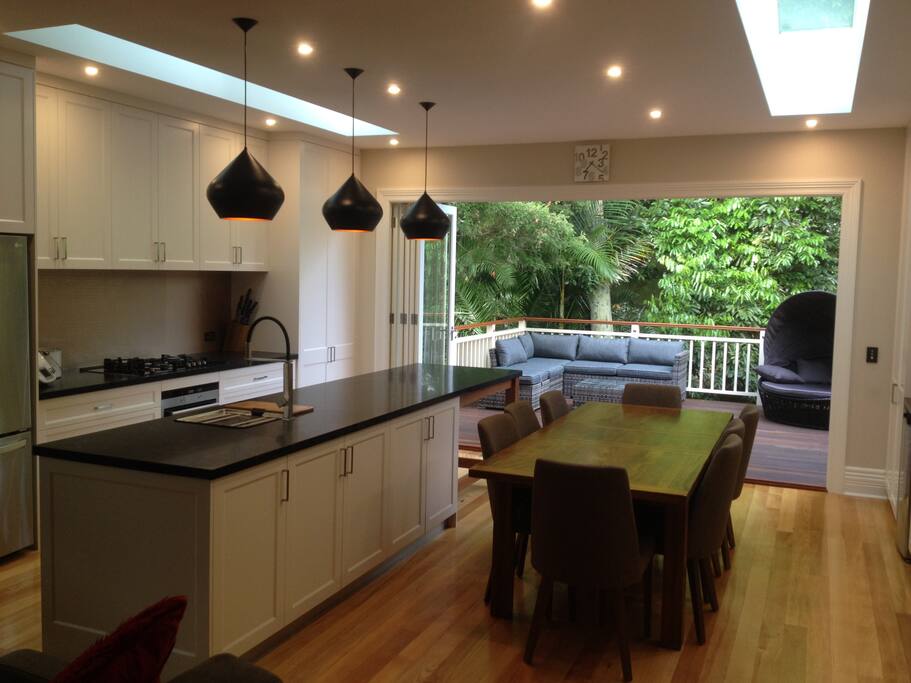 Beautiful skylights providing natural light.