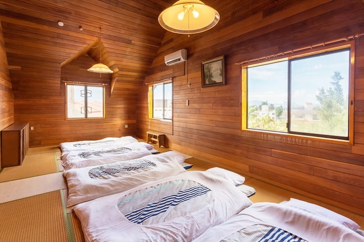 和室に布が5セット