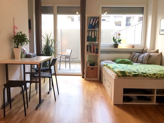 studio apartment with terrace in top location