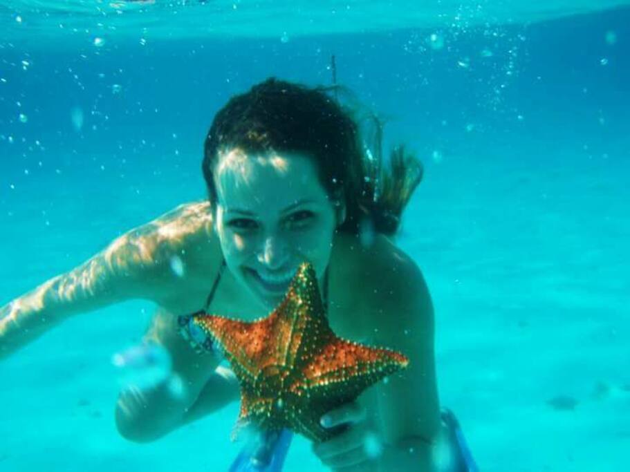 Mar azul turquesa