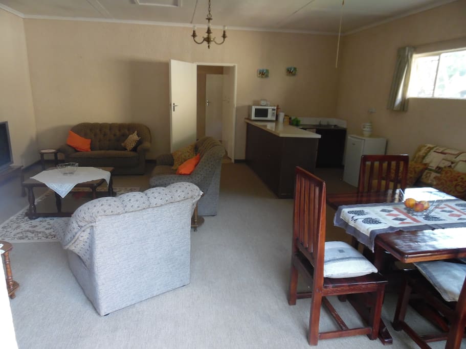 Open plan with everything