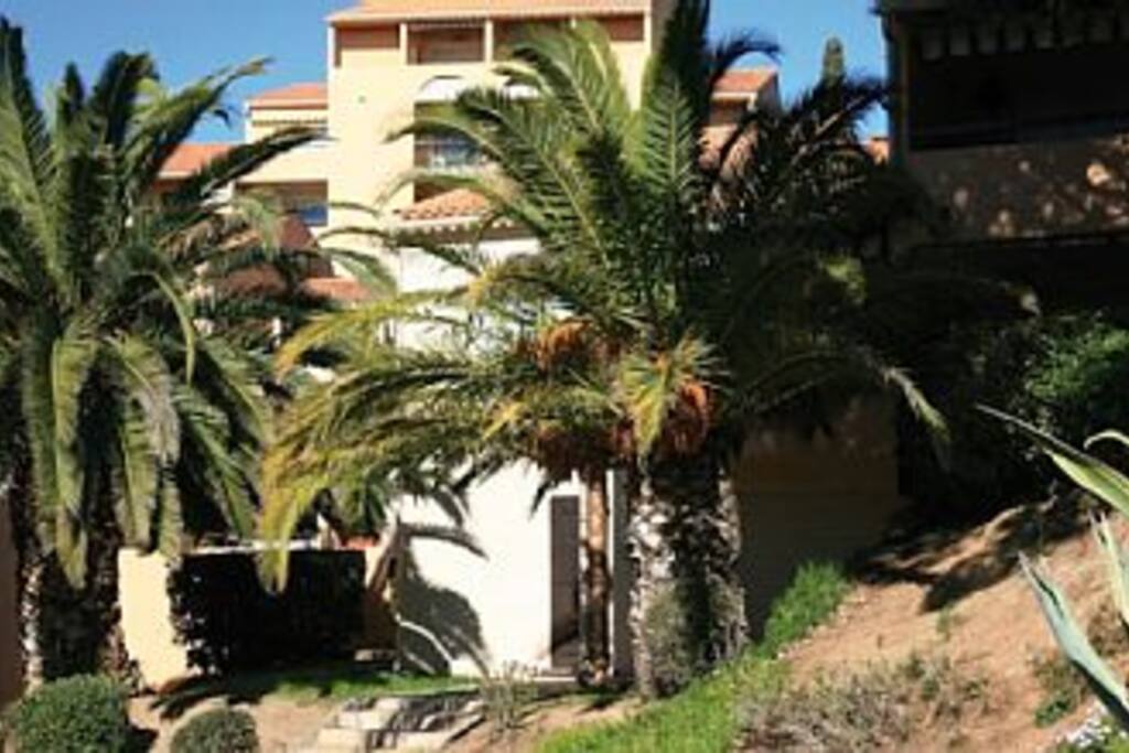 Situation de l'appartement dans le domaine