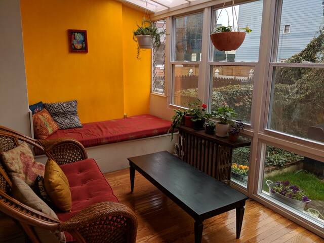 Magical rowhouse and garden in Williamsburg