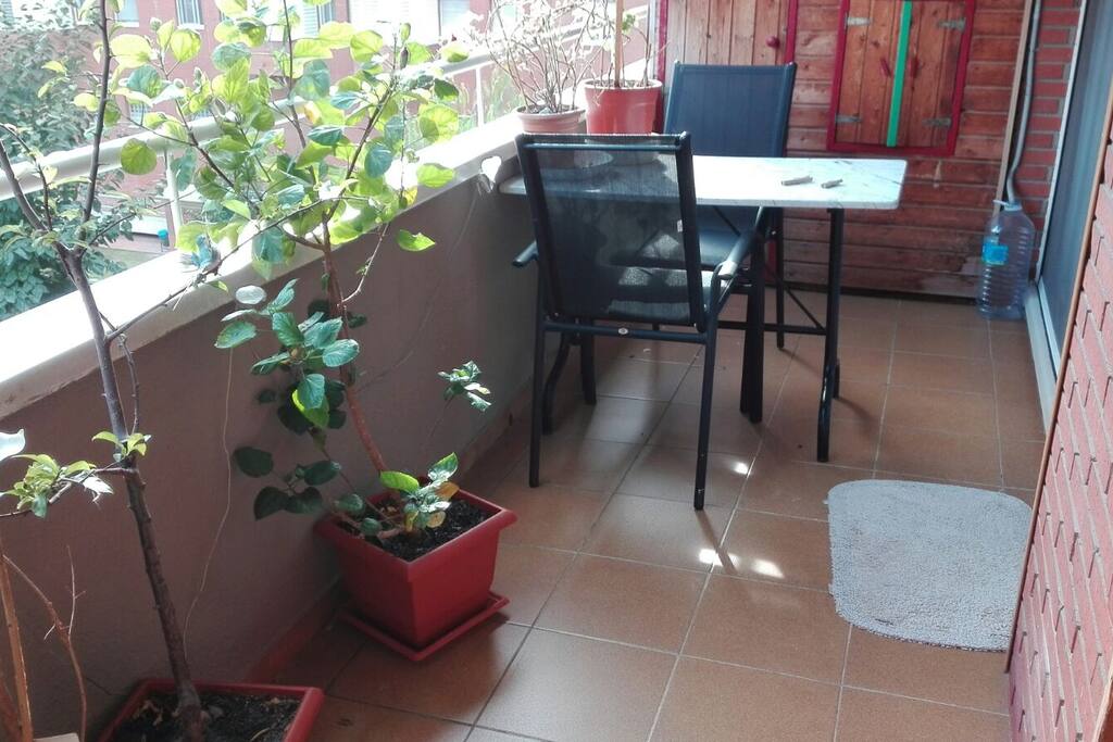 Relax and enjoy the nature from our peaceful balcony