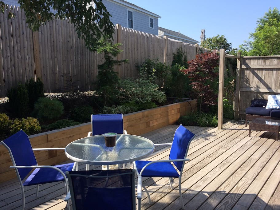 Enjoy your morning coffee on the spacious outdoor deck or a BBQ in the evening.