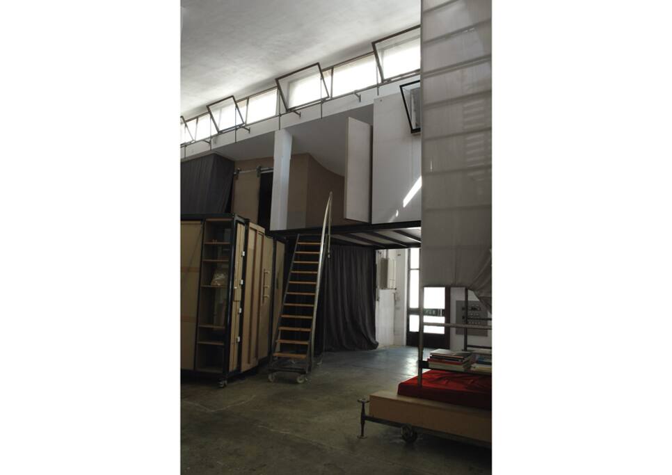 the stairs with wheel as well