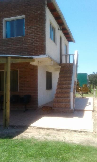 Acceso a la casa.